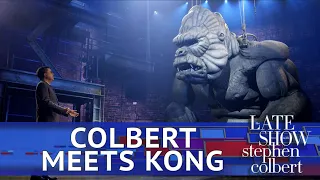 Stephen Colbert Meets King Kong