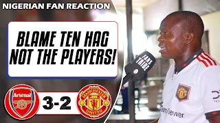 ARSENAL 3-2 MANCHESTER UNITED ( Henry - NIGERIAN FAN REACTION) PREMIER LEAGUE  2022-23 HIGHLIGHTS