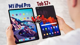 M1 iPad Pro 12.9 vs Tab S7 Plus: Was Mini-LED a Big Mistake?