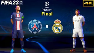 FIFA 23 - PSG vs. REAL MADRID - Ft. Ibrahimovic, Mbappé - UEFA Champions League Final - PS5™ [ 4K ]