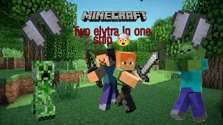 secret room in end ship ..2 elytra in one ship🤩🤯..