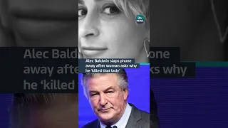 Alec Baldwin smacks phone out of woman's hand | ITV News