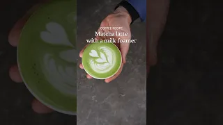 Perfect matcha latte at home