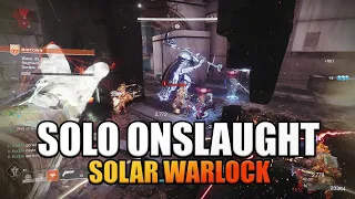 Solo Onslaught - 50 Waves - Solar Warlock