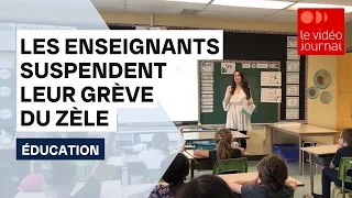 Les enseignants suspendent leur grève du zèle dès vendredi soir