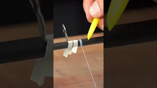 Wrapping guides on a fishing rod is so easy !