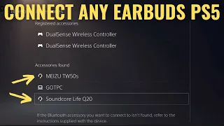 How to Connect ANY Bluetooth Headphones or Earbuds (Headset) To PS5 Without Adapter