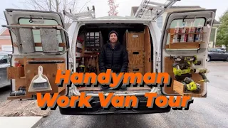 Handyman Work Van Tour 2023
