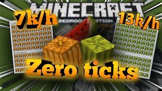 GRANJA DE CALABAZAS Y SANDÍAS AUTOMÁTICA ZERO TICKS|  MINECRAFT PE (BEDROCK) PS4,XBOX,SWITCH 1.14.+