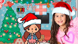 DECORAÇÃO DE NATAL NO TOCA LIFE WORLD - MARIA CLARA E JP GAMES