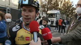 Primoz Roglic - Interview at the finish - Il Lombardia 2021