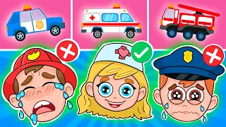 Where Is My Siren Song? 🚒🚓🚑 Baby don't cry | Kids Songs & Nursery Rhymes | + More DoReMi Cartoons