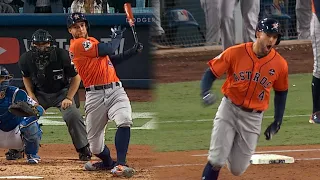 WS2017 Gm7: Springer hits a huge record-tying home run