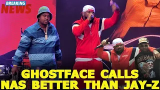 GHOSTFACE KILLAH & BEANIE SIGEL Crash NAS CONCERT & PHILLY GOES INSANE @ Roots Picnic 2024