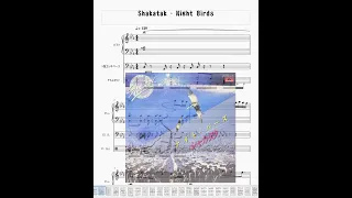 【フュージョン】ナイト・バーズ Night Birds (1982.8)　/　シャカタク (Shakatak)【楽譜】