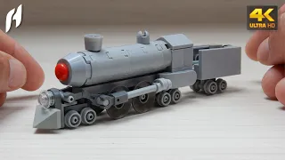 How to Build a Microscale Steam Locomotive (MOC - 4K)