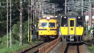 【踏切】 一中踏切 (JR山陰本線・一畑電車 併走区間)