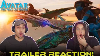 AVATAR THE WAY OF WATER Official Trailer REACTION