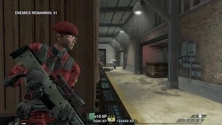 Rainbow Six Vegas 2 - Terrorist Hunt - Trainyard - Bolt Action Sniper