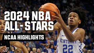 2024 NBA All-Stars and their March Madness highlights