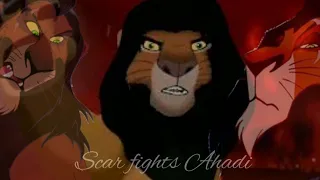 Scar fights Ahadi – ||Fanmade||