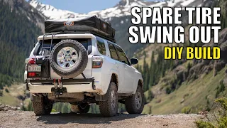 Saving Weight! My Swing Out Spare Tire Build for my 4Runner