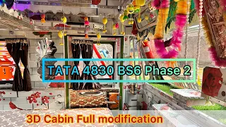 TATA 4830 BS6 phase 2 3D Cabin modification on gill truck body work Samana