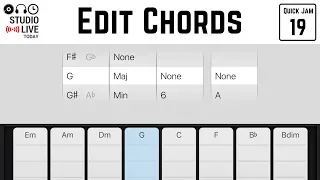 How to edit chords in GarageBand iOS (iPhone/iPad)