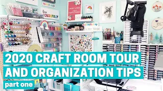 2020 Craft Room Tour and Organization Tips, part 1