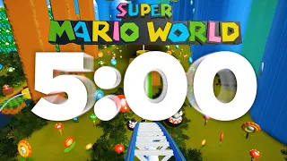 5 Minute Countdown Timer Roller Coaster [MARIO] 🎢