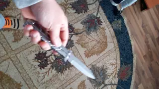 TUTORIAL Butterfly Knife/Briceag Fluture ! Basic opening si closing !