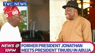 Former President Jonathan Meets President Tinubu In Abuja