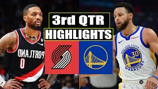 Portland Trail Blazers vs Golden State Warriors Full 3rd QTR Game Highlights | December 17, 2023