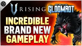 V Rising - Secret of Gloomrot Gameplay Reveal - New Enemies, Vampiric Mounts, Weapons and Bosses