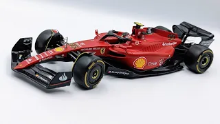 Ferrari F1 SF-75 2022 #55 Carlos Sainz 1/18 Bburago, 4K UHD | Motorscale