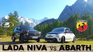 Which car is better for high mountain pass? (Lada Niva vs Abarth 595 Turismo)