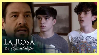 Isidro encuentra a su hijo besándose con Joaquín| La Rosa de Guadalupe 2/4 | Los arcoíris sí existen