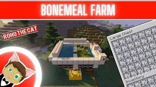Minecraft Java - Bonemeal Farm - Fully Automatic!!