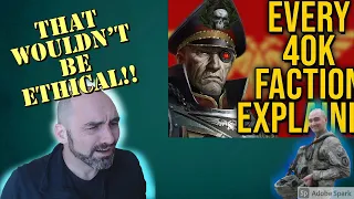 US Army Combat Veteran Reacts to Every single Warhammer 40k WH40k Faction Explained by Bricky PART 2