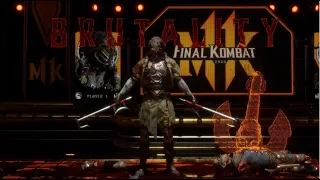 MK11 Кабал показал свой тяжелый характер (Kabal vs. Erron Black).