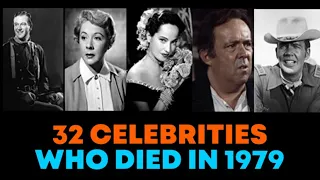 In Memoriam: Celebrity Deaths in 1979 🌟 Celebrities Who Died in 1979