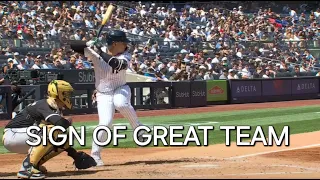 Jon Berti hits a three run home run!!! This is what makes a GREAT team!!! White Sox vs. Yankees