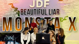 MONSTA X 몬스타엑스 'Beautiful Liar' MV REACTION of Russian Cover Dance Team