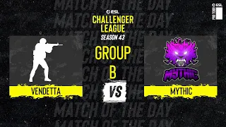 Vendetta vs. Mythic - Map 3 [Mirage] - ESL Challenger League Season 43 - NA - Group B