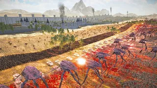 5,000,000 TRIPODS, ALIENS & PREDATORS vs GREAT WALL Defenses - Ultimate Epic Battle Simulator 2