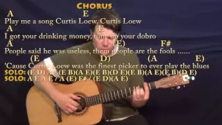The Ballad of Curtis Loew (Lynyrd Skynyrd) Fingerstyle Guitar Cover Lesson with Chords/Lyrics