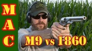 Ballistics testing: M9 vs.1860 Army