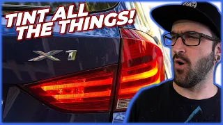 Tinting Tail Lights With Film + Other Parts | BMW X1 E84