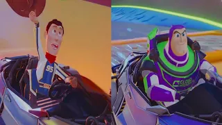 Woody vs Buzz Lightyear - Disney Speedstorm (To Infinity And Beyond Season 2) 4K HD