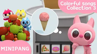 Learn and Sing with Miniforce | Colorful songs Collection ver.3 | Color play | Mini-Pang TV 3D Song